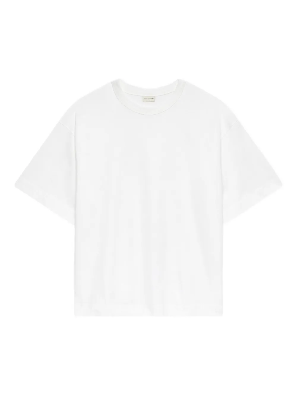 DRIES VAN NOTEN crew-neck cotton T-shirt | White | Image 1