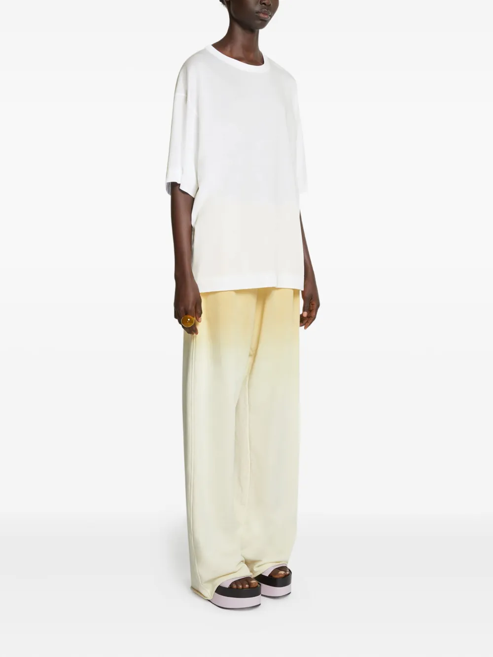 Dries Van Noten Oversized Cotton-jersey T-shirt In White