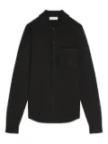 DRIES VAN NOTEN cashmere shirt - Black