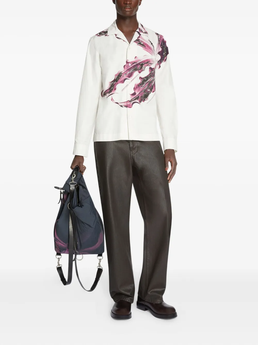 DRIES VAN NOTEN Ruimvallende jeans - Zwart