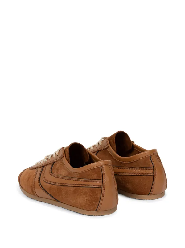 DRIES VAN NOTEN Suede Sneakers | Brown | FARFETCH display picture 1