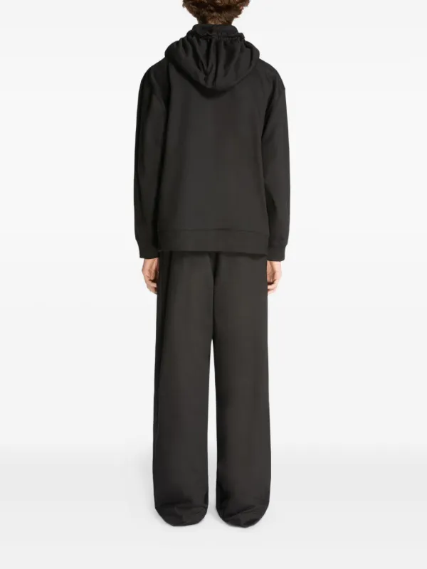 DRIES VAN NOTEN Pleated Trousers | Black | FARFETCH