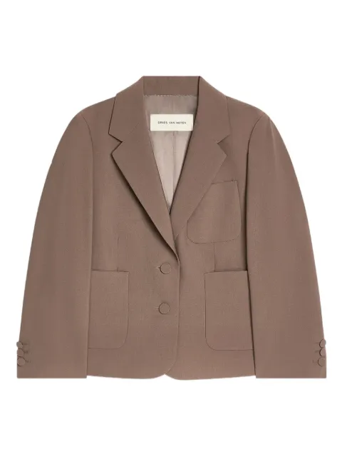 DRIES VAN NOTEN patch-pocket blazer