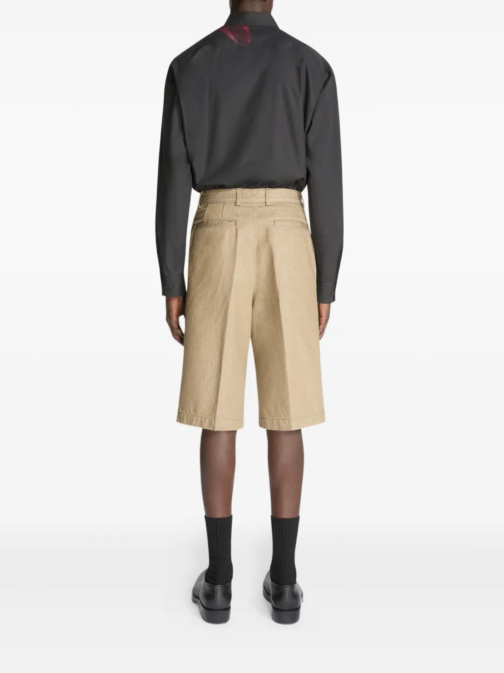 Dries Van Noten Cotton Shorts In Multi