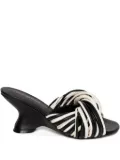 DRIES VAN NOTEN 75mm open-toe leather sandals - White