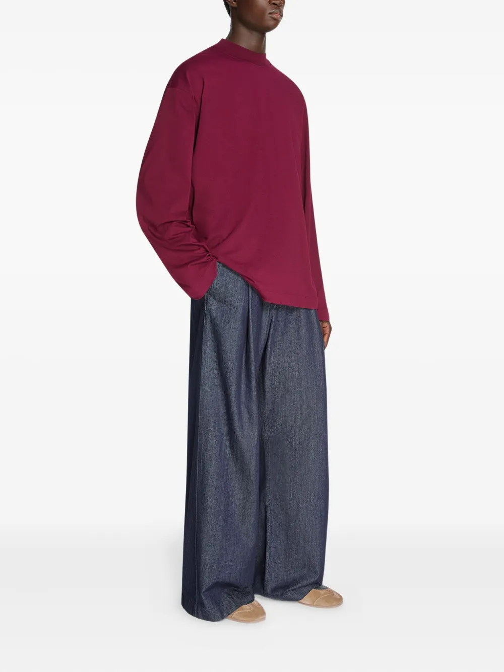 DRIES VAN NOTEN T-shirt met lange mouwen Rood