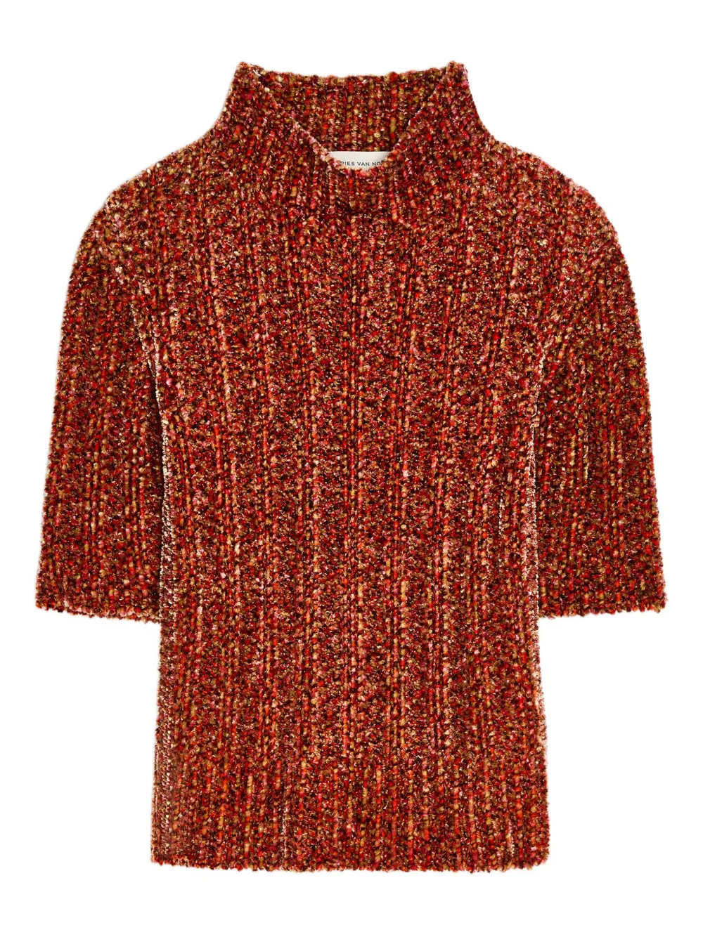 Dries Van Noten Short-sleeved Ribbed Sweater