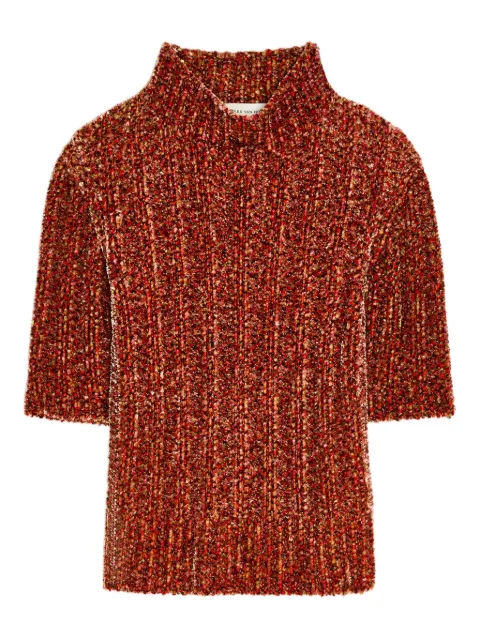 DRIES VAN NOTEN short-sleeved ribbed sweater