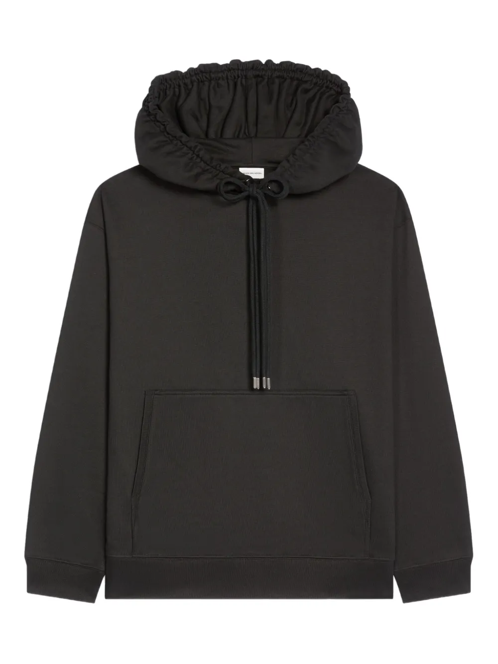 DRIES VAN NOTEN Katoenen hoodie Zwart