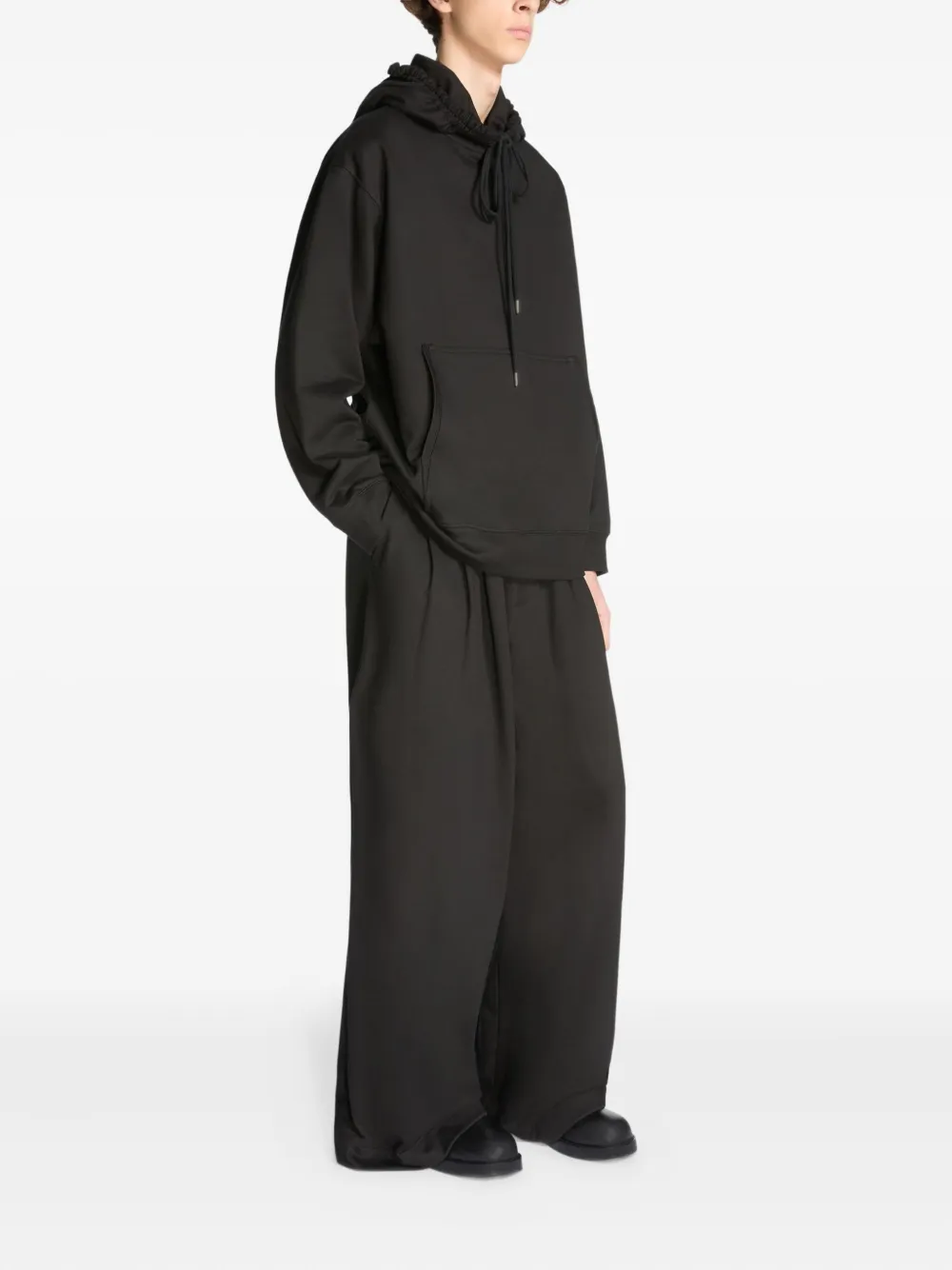 DRIES VAN NOTEN Katoenen hoodie Zwart