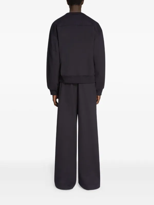 DRIES VAN NOTEN ジップポケット スウェットシャツ | ブラック