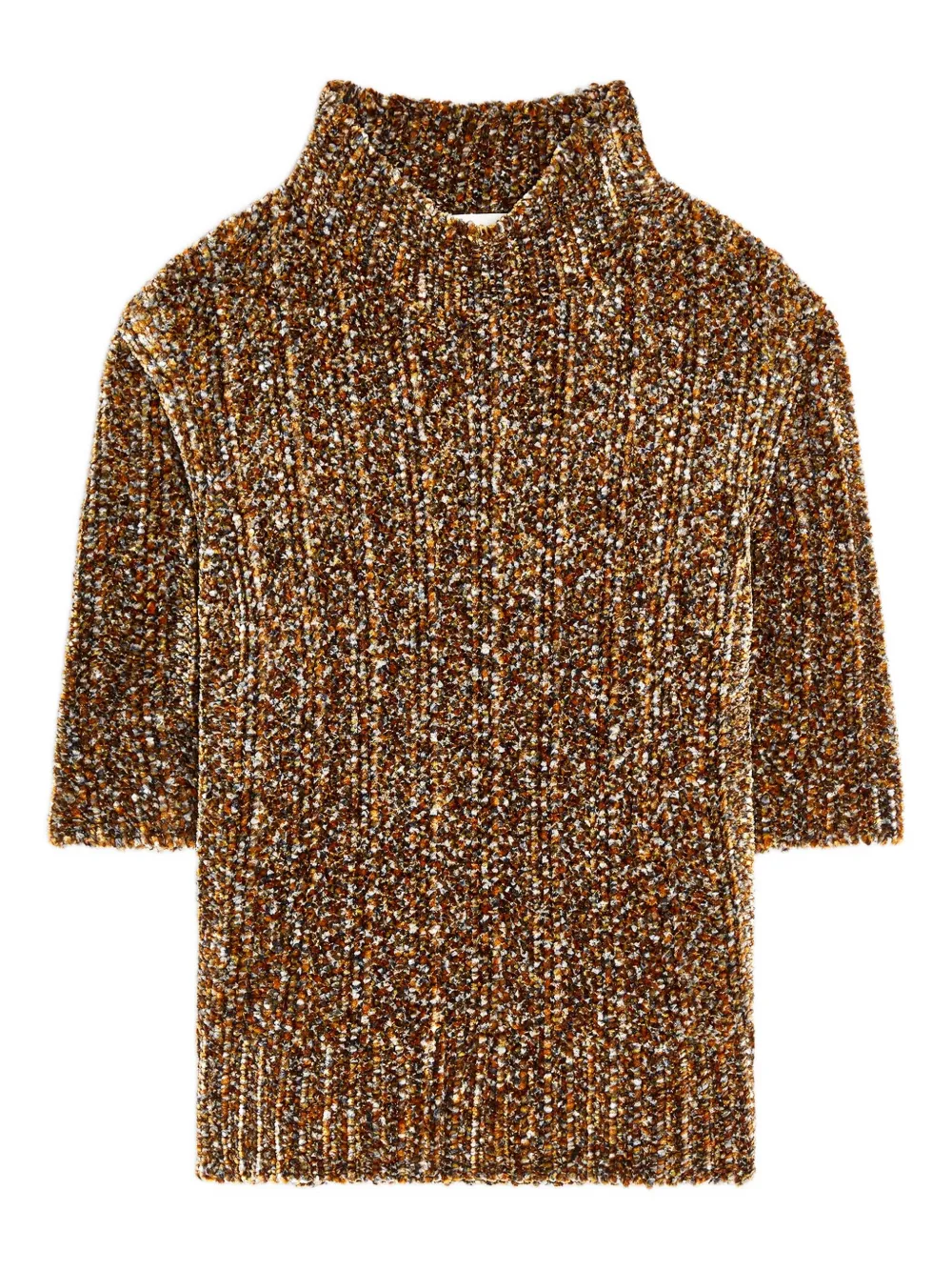Dries Van Noten Short-sleeved High-neck Sweater