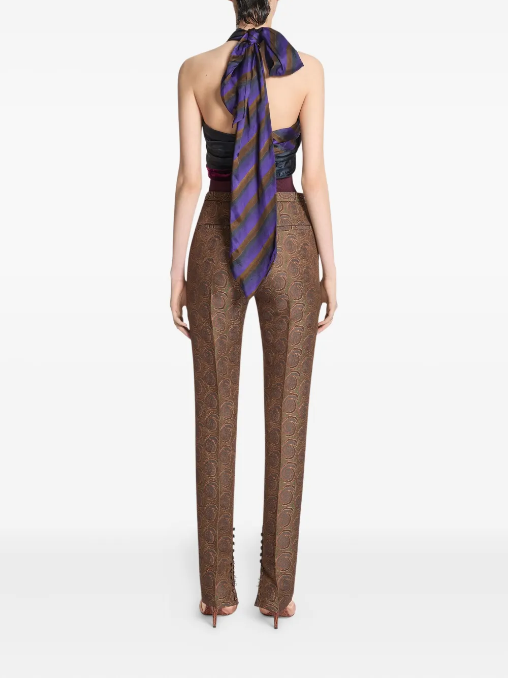 DRIES VAN NOTEN Wikkeltop Blauw