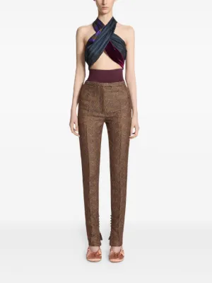 【Dries Van Noten】 フリンジ装飾ラフィア スライド ベージュ Dries Van Noten for Women | Designer Fashion | FARFETCH US