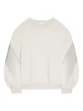 DRIES VAN NOTEN cotton-blend sweatshirt - Neutrals