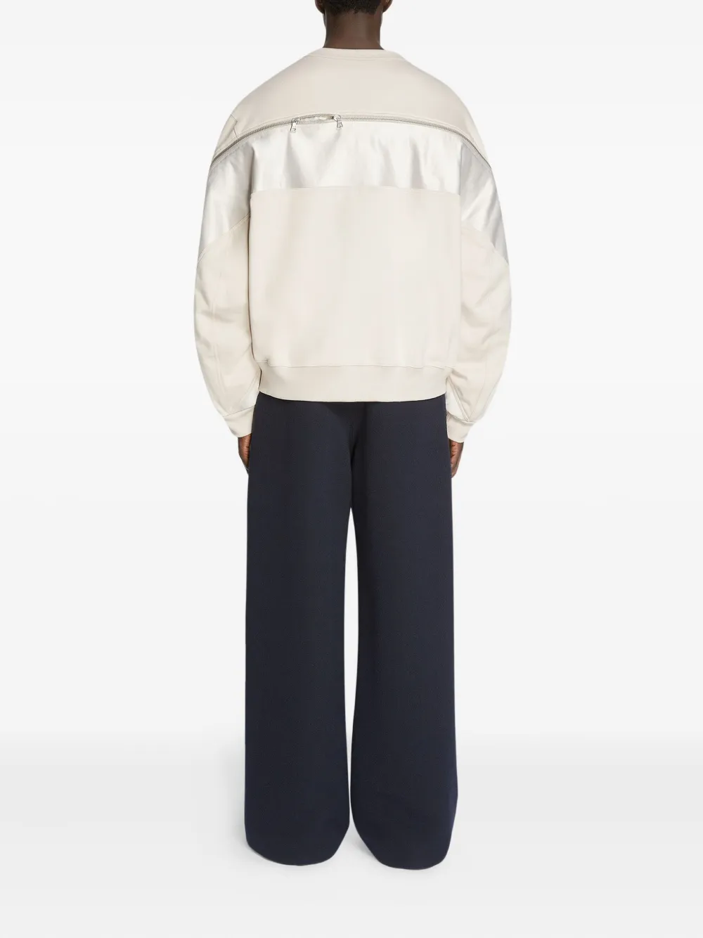 DRIES VAN NOTEN Sweater van katoenblend Beige