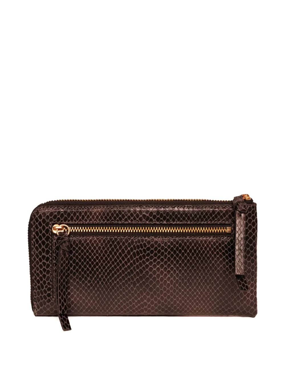 DRIES VAN NOTEN large leather wallet - Bruin