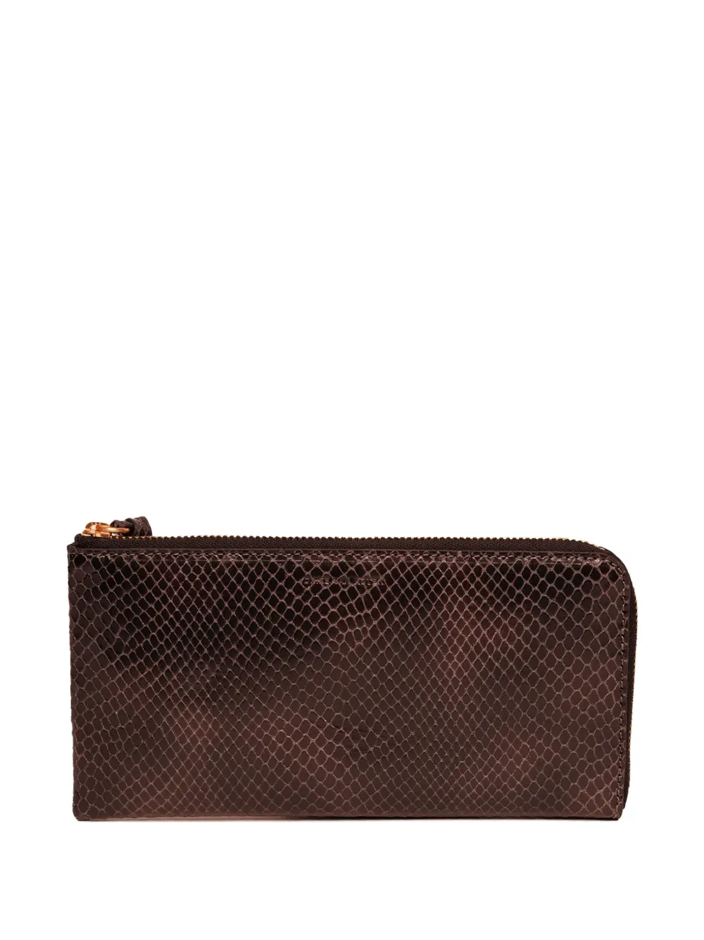 DRIES VAN NOTEN large leather wallet - Marrone