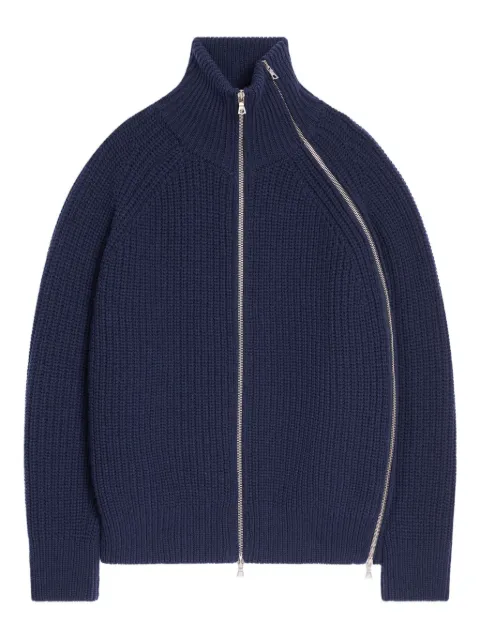DRIES VAN NOTEN ribbed zip-detail sweater