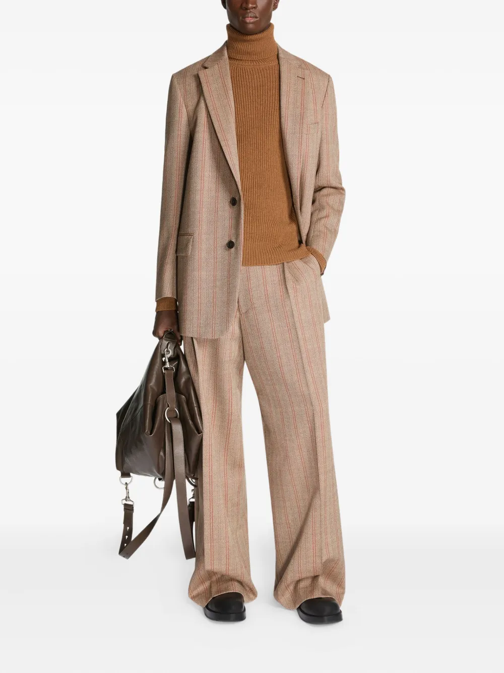 DRIES VAN NOTEN Blazer met dubbele rij knopen Bruin
