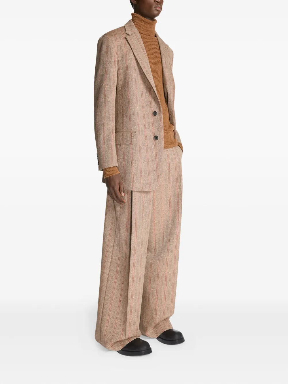 DRIES VAN NOTEN Blazer met dubbele rij knopen Bruin