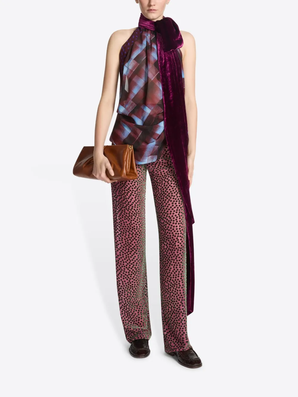 Dries Van Noten Patent-finish Leather Loafers