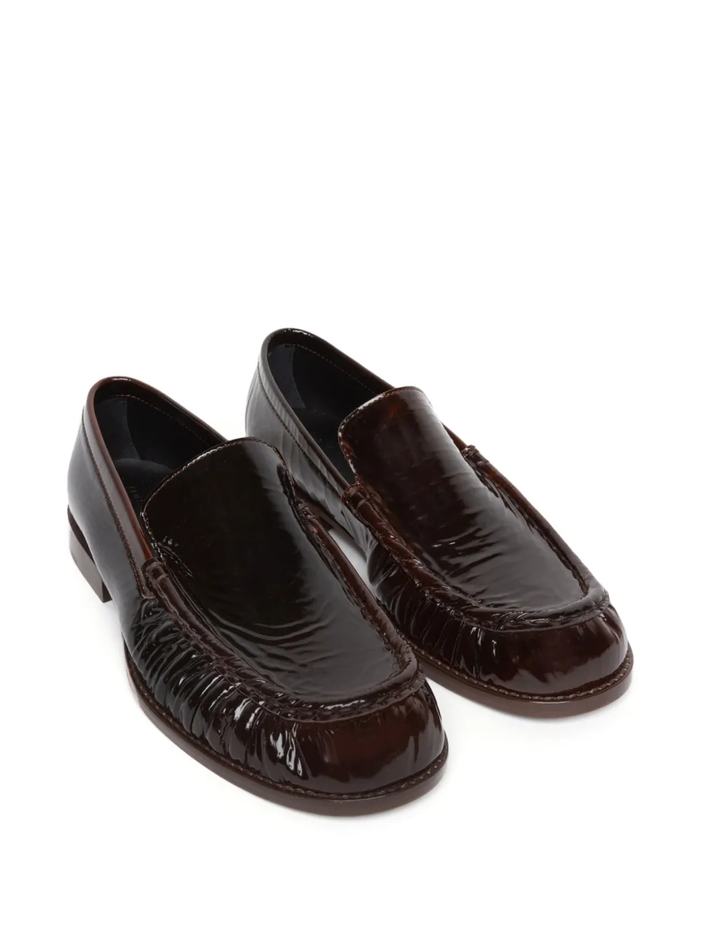 Dries Van Noten Patent-finish Leather Loafers