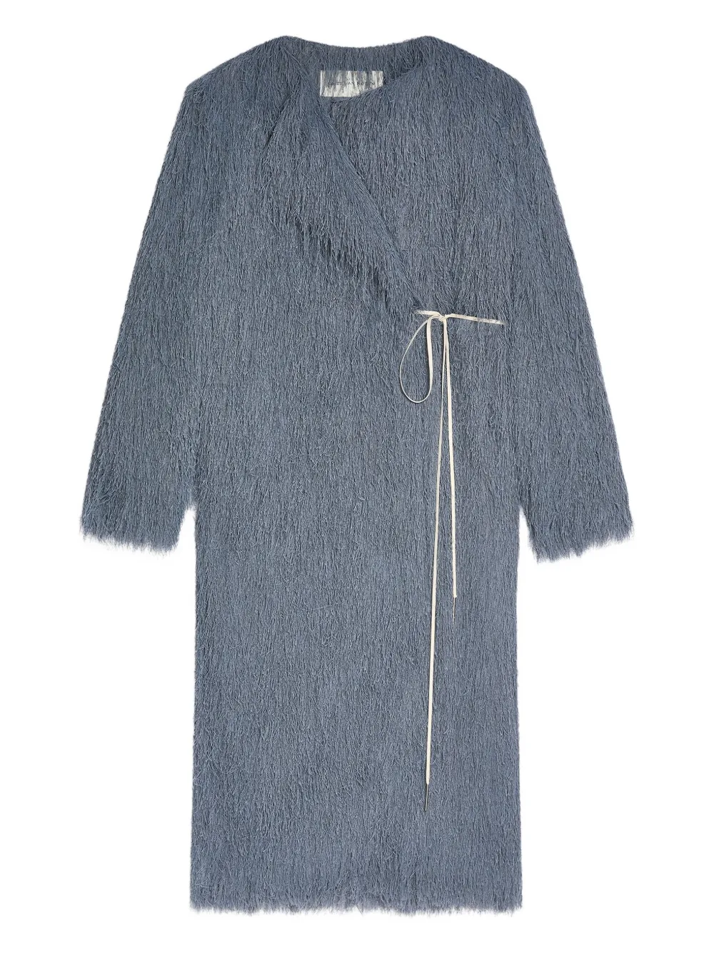 Dries Van Noten Wrap Coat In Multi