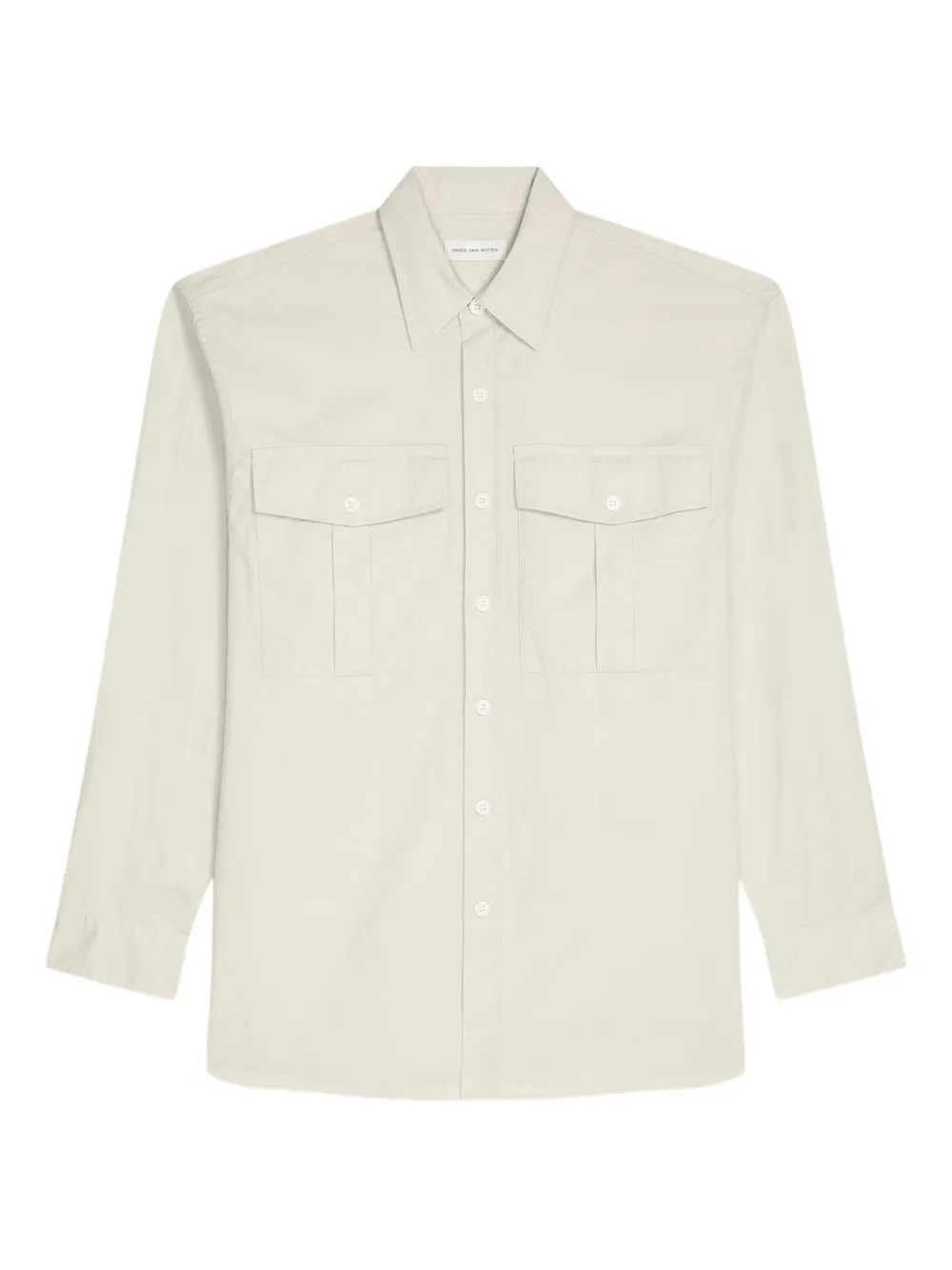 DRIES VAN NOTEN cotton shirt | Neutrals | Image 1