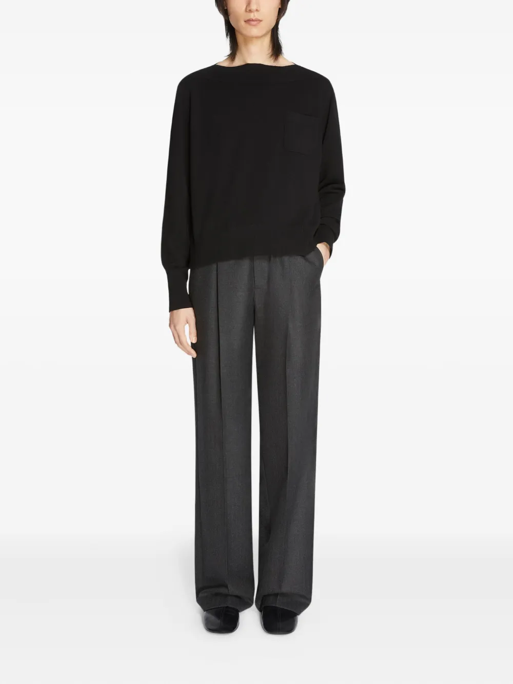 DRIES VAN NOTEN Kasjmier trui - Zwart