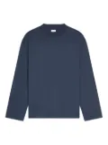 DRIES VAN NOTEN cotton long sleeve t-shirt - Blue