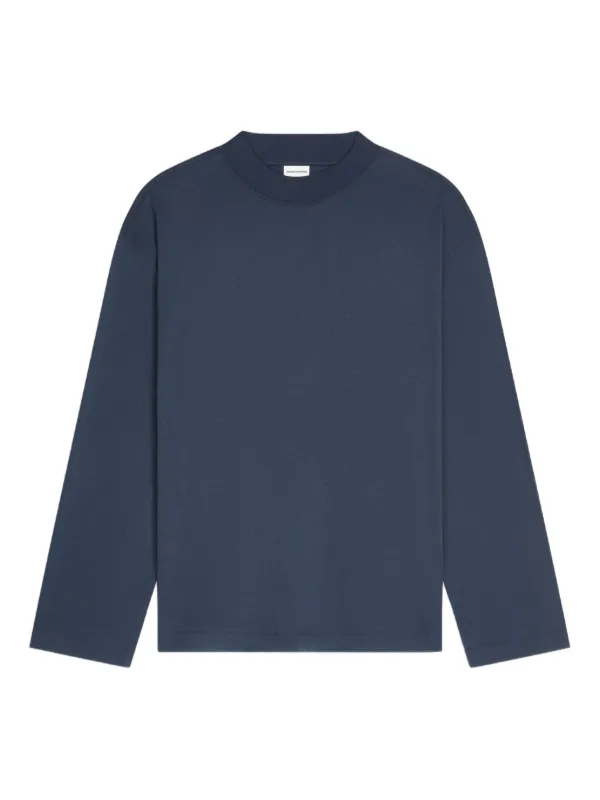 DRIES VAN NOTEN コットン ロングTシャツ | ブルー | FARFETCH JP