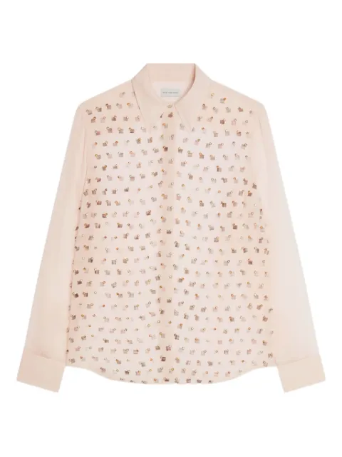 DRIES VAN NOTEN rhinestone-embellished shirt