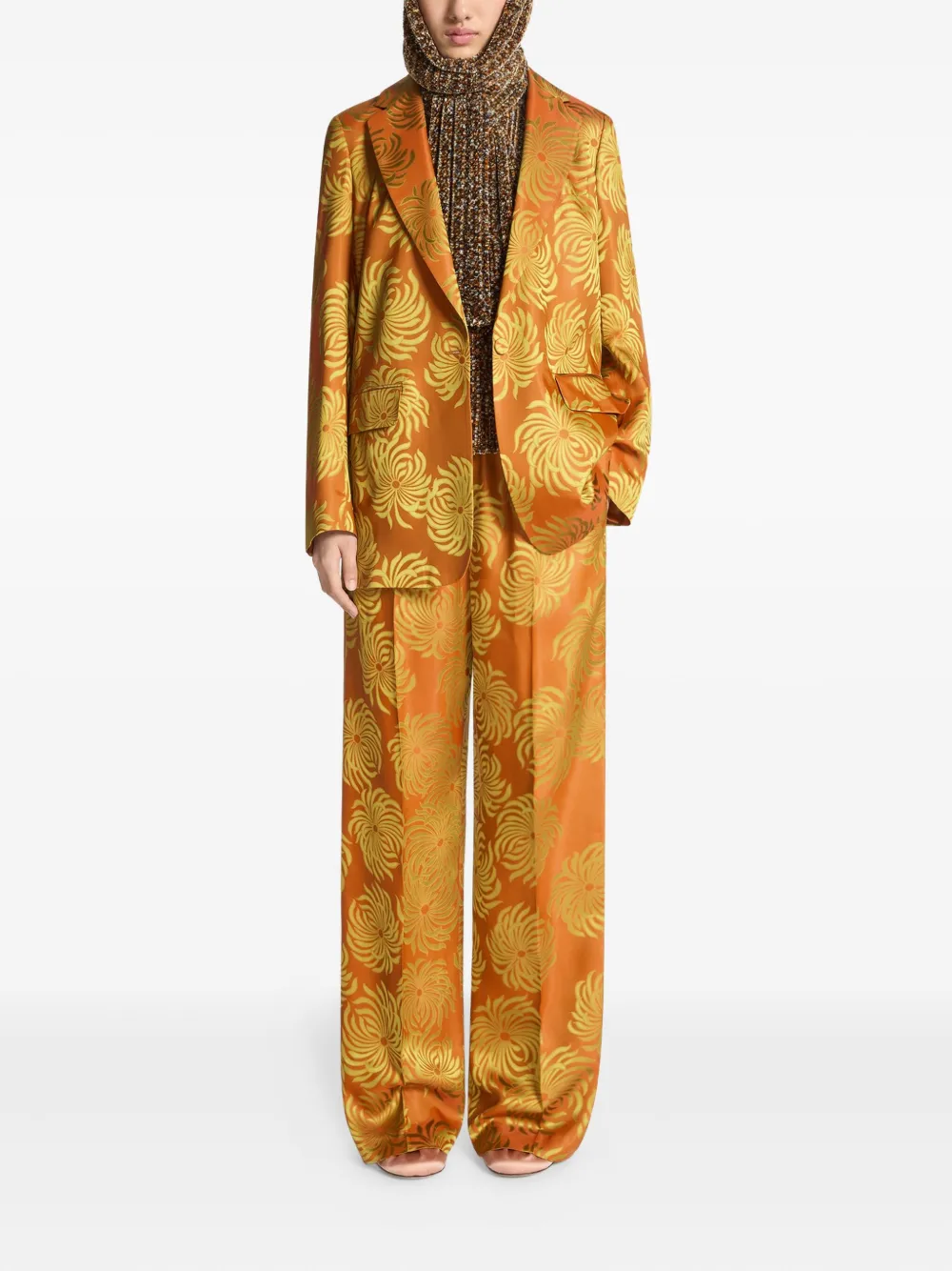 DRIES VAN NOTEN floral jacquard blazer | Blazers | Image 2