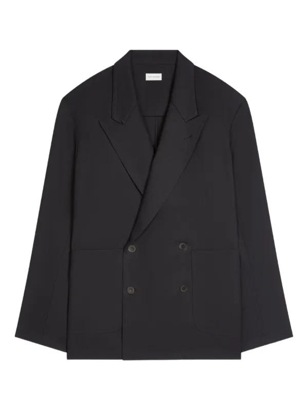 dries van noten ダブルテーラードジャケット DRIES VAN NOTEN(ドリスヴァンノッテン) チェックダブル