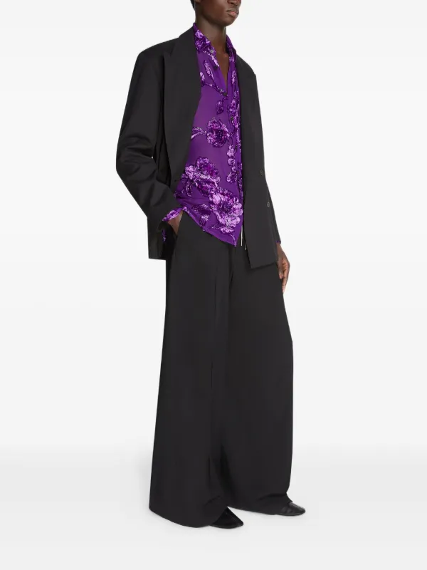 DRIES VAN NOTEN ダブルジャケット | ブラック | FARFETCH JP