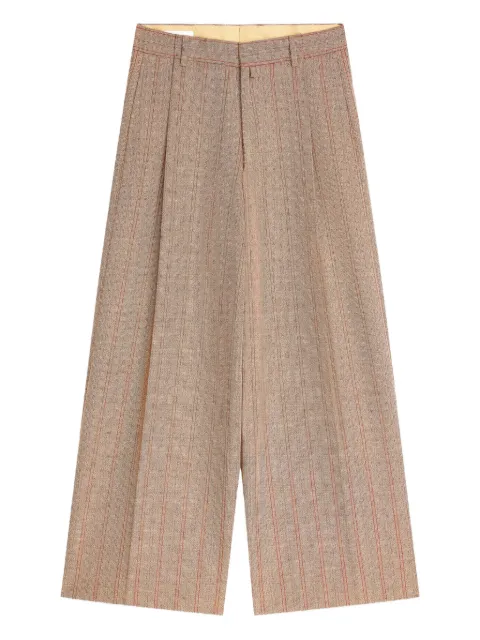DRIES VAN NOTEN بنطال صوف بقصة واسعة