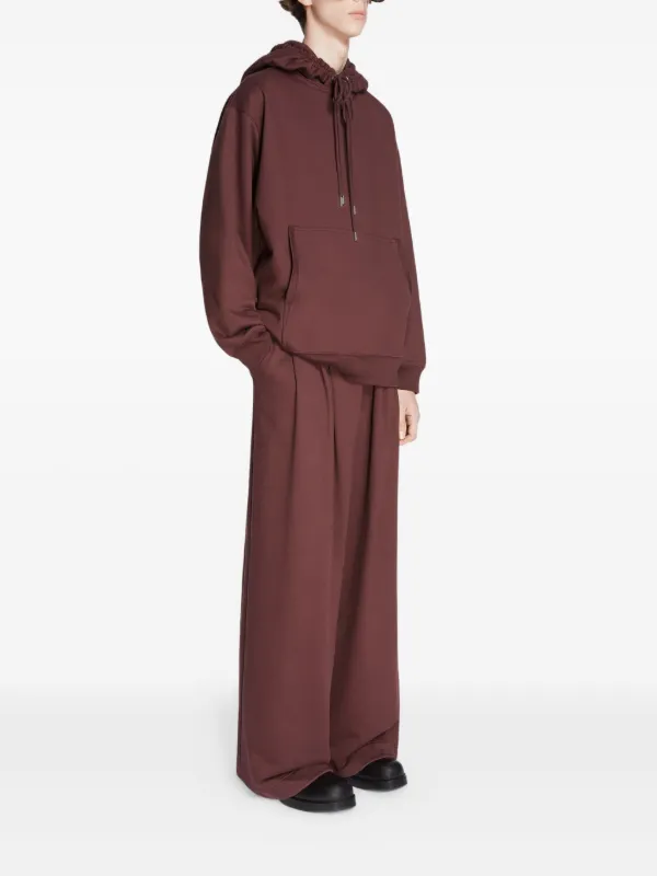DRIES VAN NOTEN / ドリスヴァンノッテン | コットン フーデッド スウェット パーカ | S | ブラウン | レディース DRIES VAN NOTEN コットン パーカー | ブラウン | FARFETCH JP