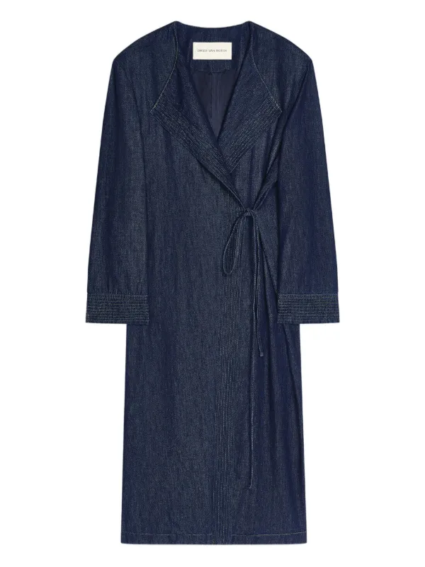 DRIES VAN NOTEN デニムコート DRIES VAN NOTEN デニムコート | ブルー | FARFETCH JP