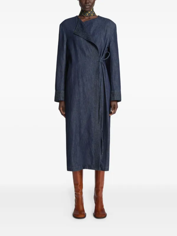 DRIES VAN NOTEN デニムコート DRIES VAN NOTEN デニムコート | ブルー | FARFETCH JP