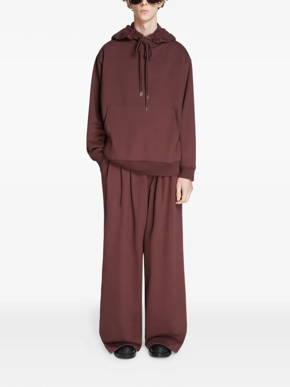 DRIES VAN NOTEN Broek met wijde pijpen Bruin