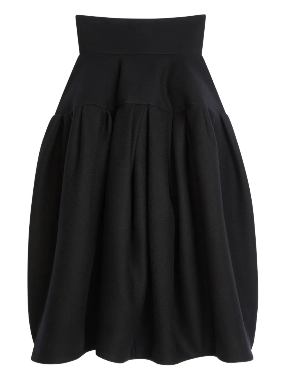DRIES VAN NOTEN High-waist midi-rok Zwart