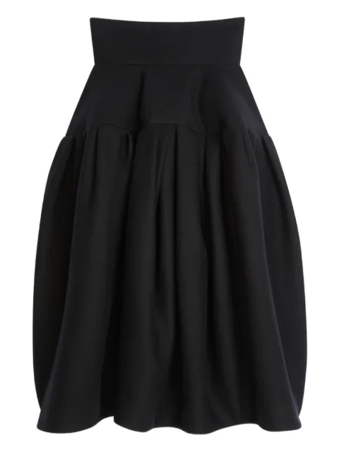 DRIES VAN NOTEN high-waisted puffball midi skirt