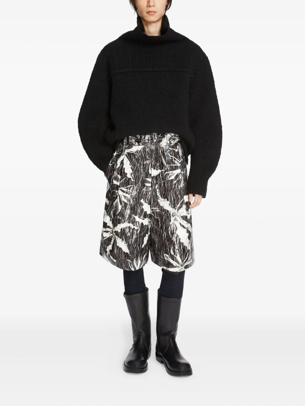DRIES VAN NOTEN floral-print bermuda shorts | Bermuda Shorts | Image 2