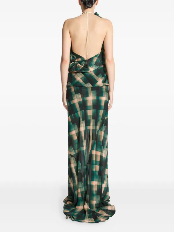 DRIES VAN NOTEN プリーツスカート オリーブグリーン プリーツスカート Dries Van Noten(ドリス ヴァン ノッテン