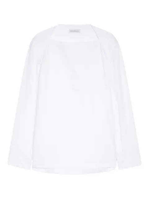 DRIES VAN NOTEN boat-neck cotton shirt