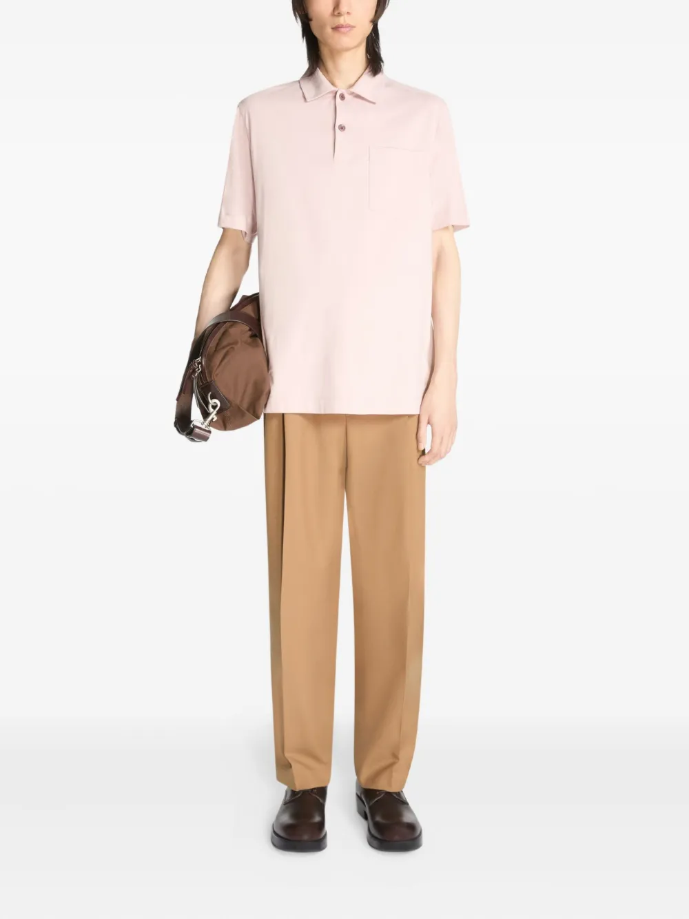 DRIES VAN NOTEN Katoenen poloshirt - Roze