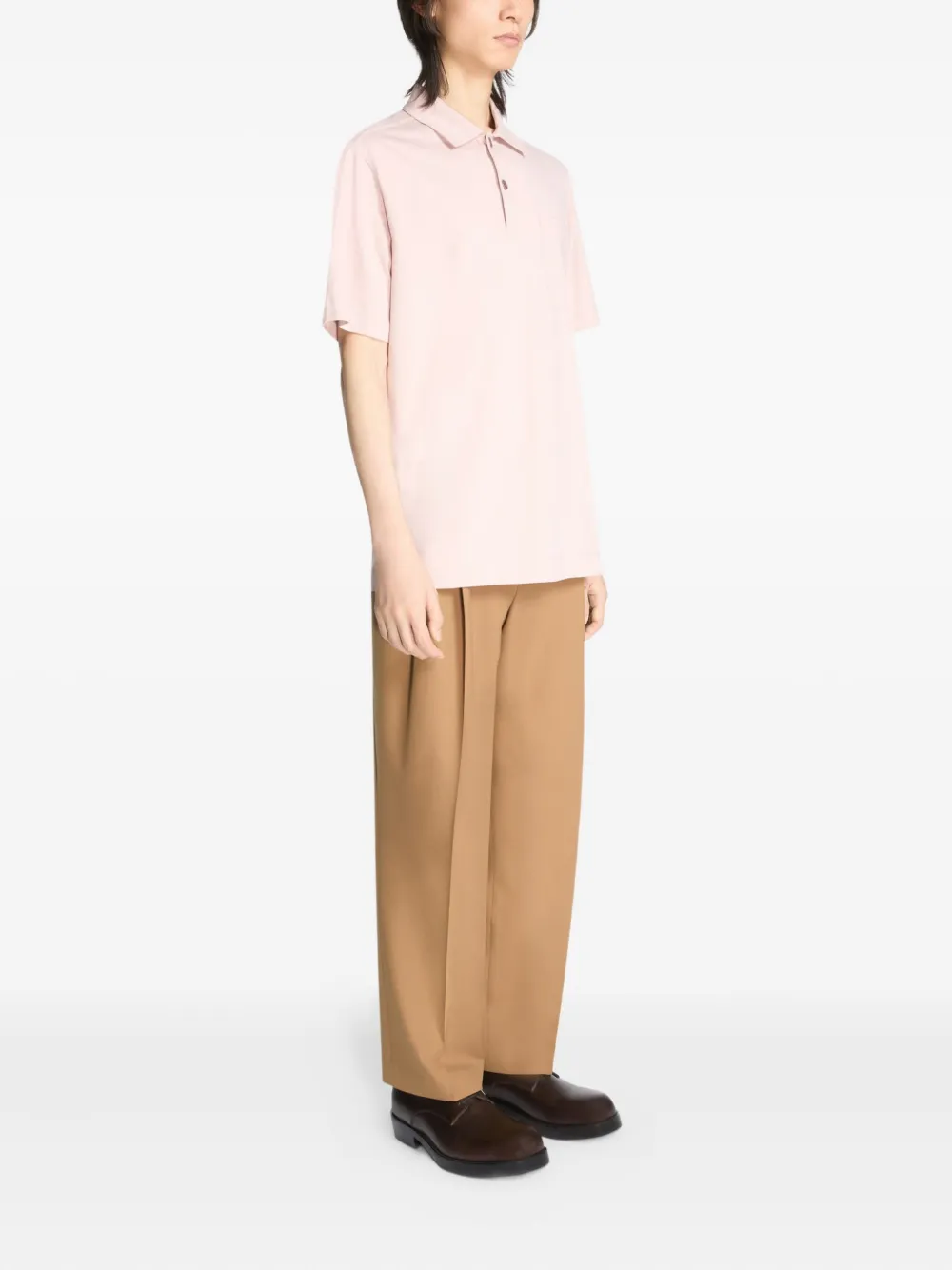 DRIES VAN NOTEN Katoenen poloshirt Roze