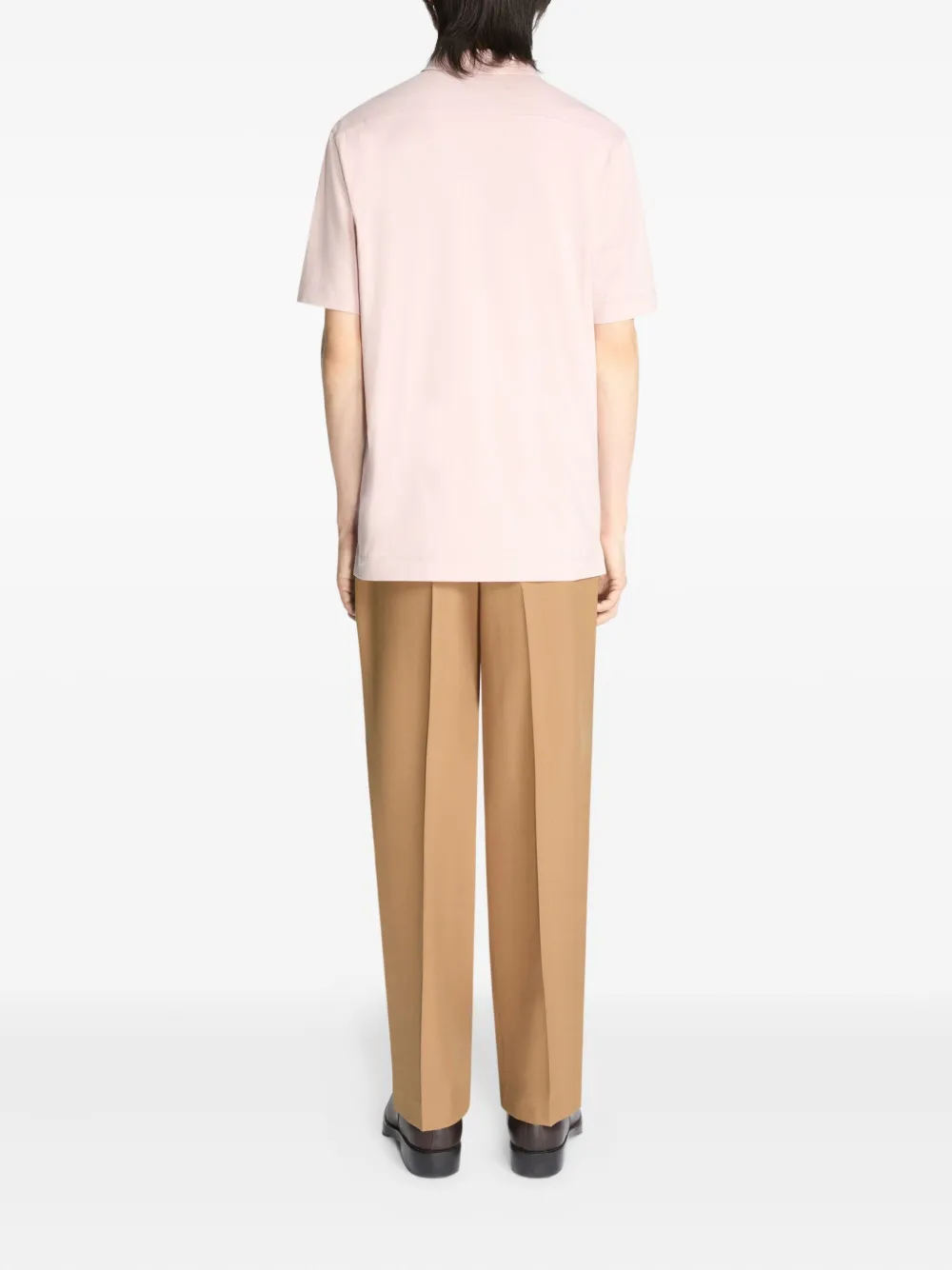 DRIES VAN NOTEN Katoenen poloshirt Roze