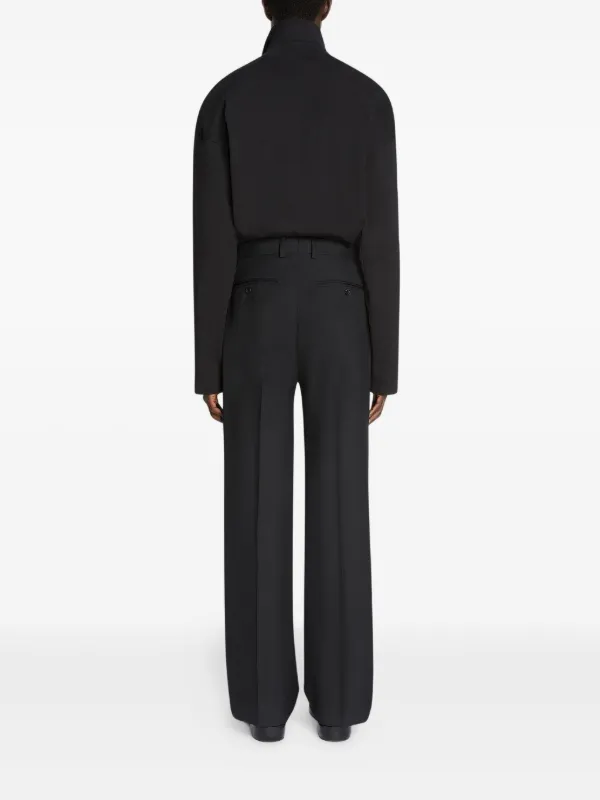 【Dries Van Noten】 Puvis ウールパンツ ブラック DRIES VAN NOTEN ウールパンツ | ブラック | FARFETCH JP